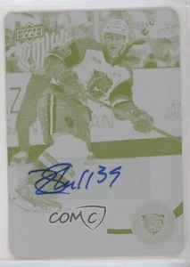 2021-22 Upper Deck CHL Printing Plate Yellow Auto 1/1 Lawson Sherk #87 Auto 0c3 - Picture 1 of 3