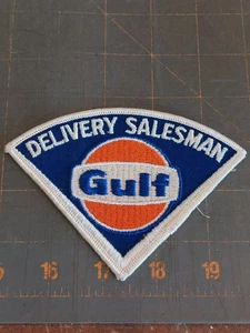 Vintage Gulf Delivery Salesperson Driver Patch - Picture 1 of 3