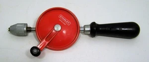 Stanley Egg Beater Style Handbohrmaschine BM2 Made in England Rot Schwarz Vintage - Bild 1 von 5