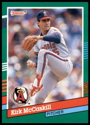 1991 Donruss #637 Kirk McCaskill ANGELS - Image 1 of 2