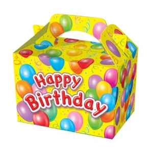 Happy Birthday Boys & Girls Party Loot Boxes Children Food Lunch Party Bag UK - Picture 1 of 1