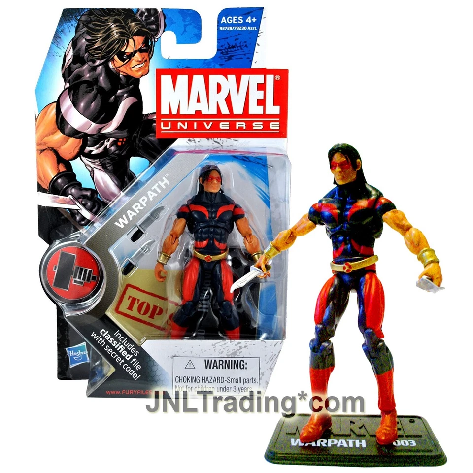Hasbro 0653569442646 Marvel Universe 3 3/4 Series 2 Action Figure Warpath