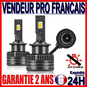 LAMPES LED D2S D2R VENTILE BLANCHE XENON 6500K POUR FEU VOITURE ANTI ERREUR 140W - Foto 1 di 10