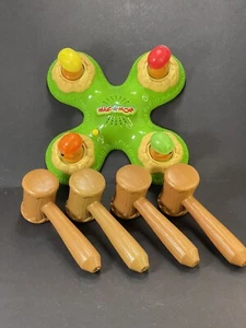 Electronic Whac A Mole Game w/4 Hammers by MB 2004 *Works* - Picture 1 of 7