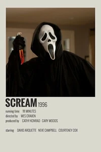 1996 Scream Movie Poster Print Sidney Prescott Dewey Woodsboro 🔪🚨🍿 - Picture 1 of 3