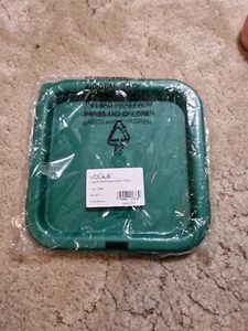 Vogue Polycarbonate Square Food Storage Container Lid Green Small CF046 Free P+P - Picture 1 of 3