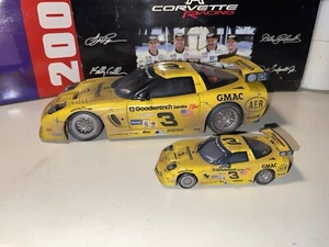 Dale Earnhardt Sr /Jr & Andy Pilgrim 2001 C5-R Corvette 1:18 1:43 Raced Diecast - Picture 1 of 9