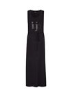 Langes Kleid Liu Jo, Damen, Aus Gemischt Viskose, Schwarz Farbe Code VA4140 JS3
