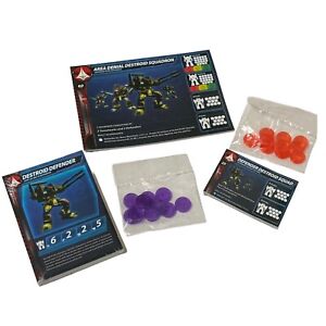 Robotech RPG Tactics Game Component Replacement Set CP Token Mecha Stat Cards