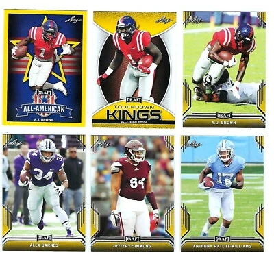 2019 Rookies of the Tennessee Titans - A.J. Brown, Barnes, Simmons, Williams - Image 1 of 2