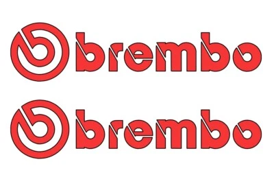2 Brembo Waterproof/Weatherproof Anti Shrink Vinyl Decals (2 Decals) - Image 1 of 4