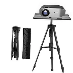 Projector Stand, Portable Projector Tripod Laptop Stand with Case, Multi Black - Picture 1 of 8