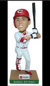 SHOGO AKIYAMA CINCINNATI REDS BOBBLEHEAD SGA 6/9 6/12 JAPAN RARE - Picture 1 of 1