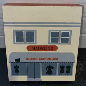1992 Cat's Meow Village Madeline's Dress Shop Emporium Series X RETIRED - Picture 1 of 2