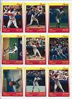 Ensemble Vince Coleman Cardinals Mets 1991 Star Company Nova (9) Limité / 500 ensembles