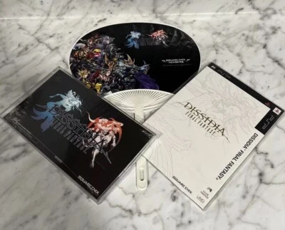 Final Fantasy Dissidia Promo Collector’s Desk Calendar Slip Cover And Fan PSP - Image 1 of 4