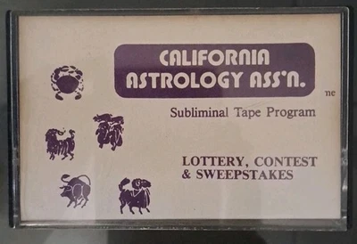 California Astrology Ass'n. Лотереи, конкурсы и лотереи Subliminal Tape  - Изображение 1 из 2