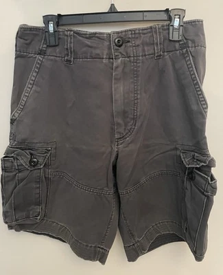 Pantalones Cortos Carga Abercrombie & Fitch Niños Niños Azul Marino Talla 16 Foto 1 de 4