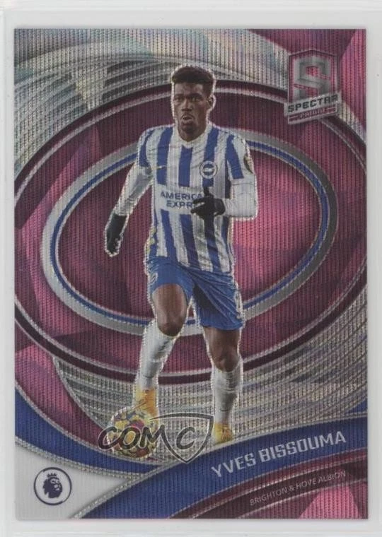 2021 Chronicles Base Premier League FOTL Pink Wave Prizm /19 Yves Bissouma #250 - Image 1 of 2