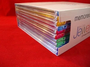 Memorex - Slim Color Jewel Cases 10 Stück - Bunter Mix aus Aufbewahrungskoffer - Neu - Bild 1 von 6