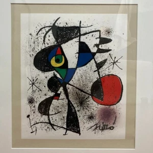 Joan Miro "GENEVE" Lithograph 33cm x 39cm - Picture 1 of 7