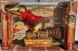 NUEVA FIGURA ELECTRÓNICA 2001 Harry Potter Snitch Chasing Harry con 360* Spins-Mattel - Imagen 1 de 6