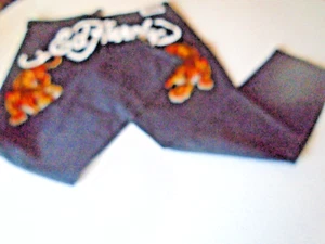 Ed Hardy Denim Jeans Tigers Size Tag 42 Zip Fly black actual 42 x 30 clean - Picture 1 of 6