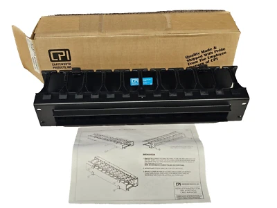 CPI Chatsworth 30130-719 30130719 Horizontal Cable Manager System MCS 2 RMU 19" - Image 1 of 4