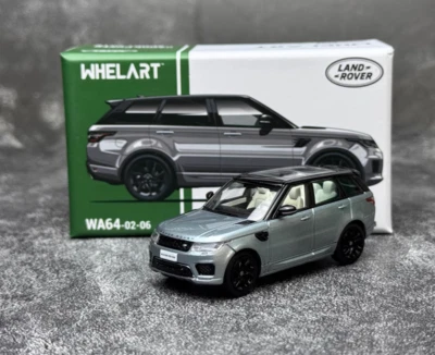  WHELART 1:64 2018 Silver Range Rover deportivo modelo SUV diecast coche de colección Foto 1 de 4