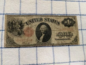 Series 1917 Large Note $1 One Dollar United States note George Washington - Picture 1 of 2