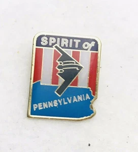 B-2 Stealth Bomber SPIRIT of PENNSYLVANIA State Lapel Pin U.S. AIR FORCE - Picture 1 of 2