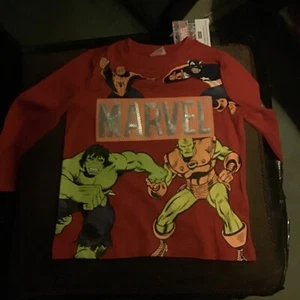 CAMISETA MARVEL HEREOS MANGA CORTA 18-24 MESES CUMPLEAÑOS ROPA DE NAVIDAD - Imagen 1 de 1