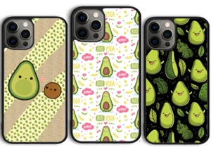 Cute Avocado Fruit Avocat Coque Cover Case For Iphone 16 Pro Max 15 14 13 12 11 - Photo 1 sur 7