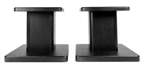 Pair Rockville Gaming Twitch Stream Desktop Computer Speaker Stands in Black - Picture 1 of 8