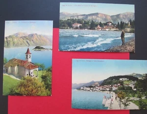 Early 1900s Lago Di Como / Bellagio ITALY Postcards (3) Villa Melzi/Serbelloni.. - Picture 1 of 2