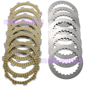 Clutch Friction Steel Plates Kit for Honda NT650 Hawk GT 1988-92/Deauville 98-05 - Picture 1 of 7