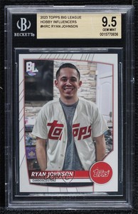 2023 Big League Hobby Influencer Child Short Print Ryan Johnson BGS 9.5 GEM MINT