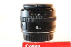 Canon EF 50mm f/1.8 PRIME FX lens Mark I for EOS A2 Rebel T8 T7 90D 80D 5D 6D 7D - Picture 1 of 5