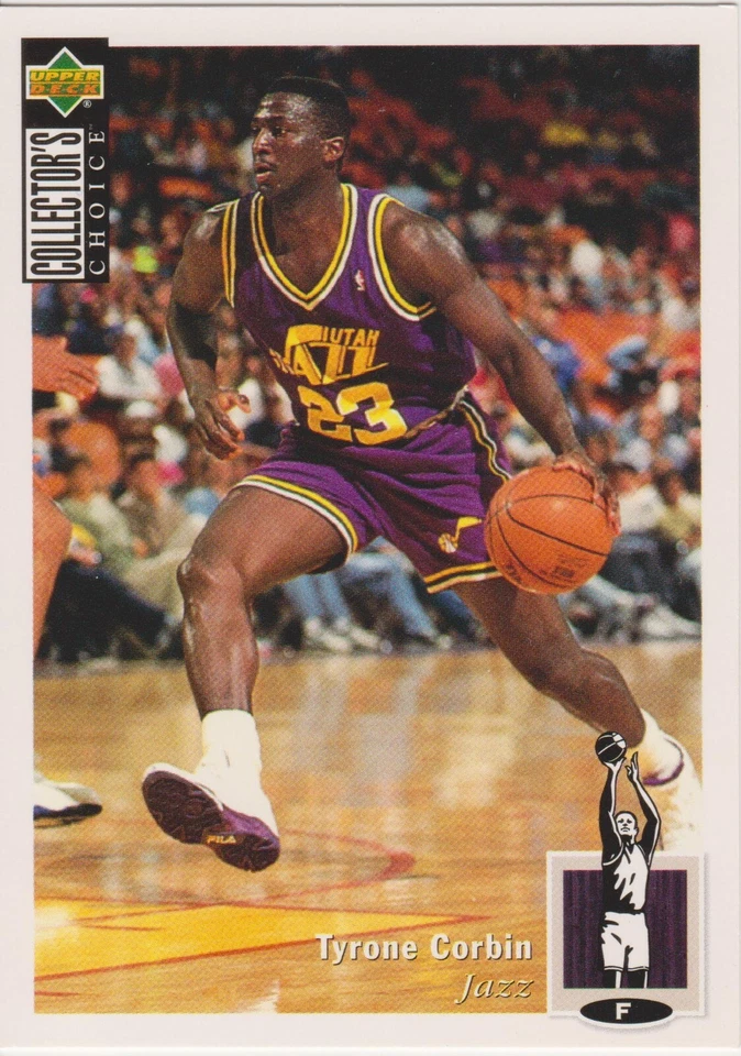 1994-95 Collector's Choice #138 Tyrone Corbin Utah Jazz Basketball - Image 1 of 1