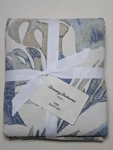 Tommy Bahama Raw Coast Floral Soft Cotton King Duvet Set Blue - Picture 1 of 5