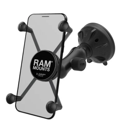 RAM X-Grip Large Phone Mount with Low Profile Suction Base - Image 1 of 3