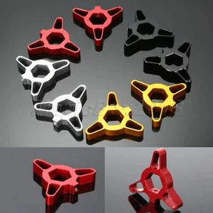 2x 14mm CNC Hexagon Anodized Fork Preload Adjusters for Kawasaki Z 750 2007-2010 - Picture 1 of 5