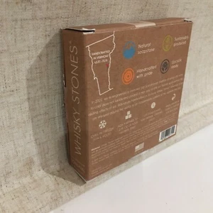 6 pezzi pietre da whisky di Tereroforma cubi di raffreddamento bevande artigianali NUOVI confezione regalo - Foto 1 di 5