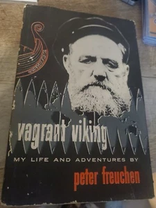 Vagrant Viking Peter Feuchen 1954 Book Club Edition Julian Messner HC/DJ - Picture 1 of 10