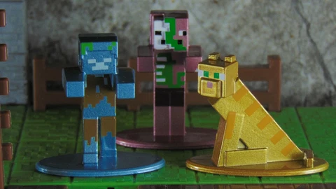Jada Toys MINECRAFT NANO METALFIGS Loose Figures Series 6 7 Dungeon Blind Bag Cover