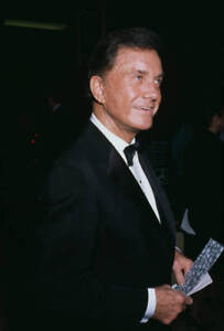 Actor Cliff Robertson Wearing A Dinner Jacket Bow Tie At An Event - Old Photo