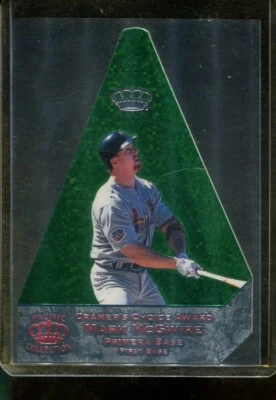 1998 Pacific Cramer's Choice Award Mark Mcgwire Green #/99 SP Die Cut - Imagem 1 de 2
