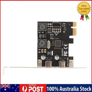 Type C PCI E Expansion Card 5Gbps 2 Ports Voltage Stabilizing Capacitor - Picture 1 of 19