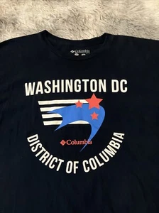 Columbia Mens Washington DC Short Sleeve Crew Neck T Shirt Size Large - Picture 1 of 5