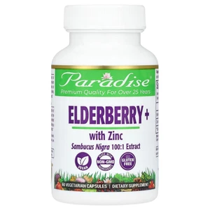 Elderberry+ with Zinc, 60 Vegetarian Capsules - Picture 1 of 2